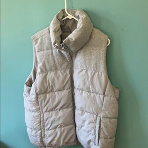 Old Navy Gray Puffer Vest